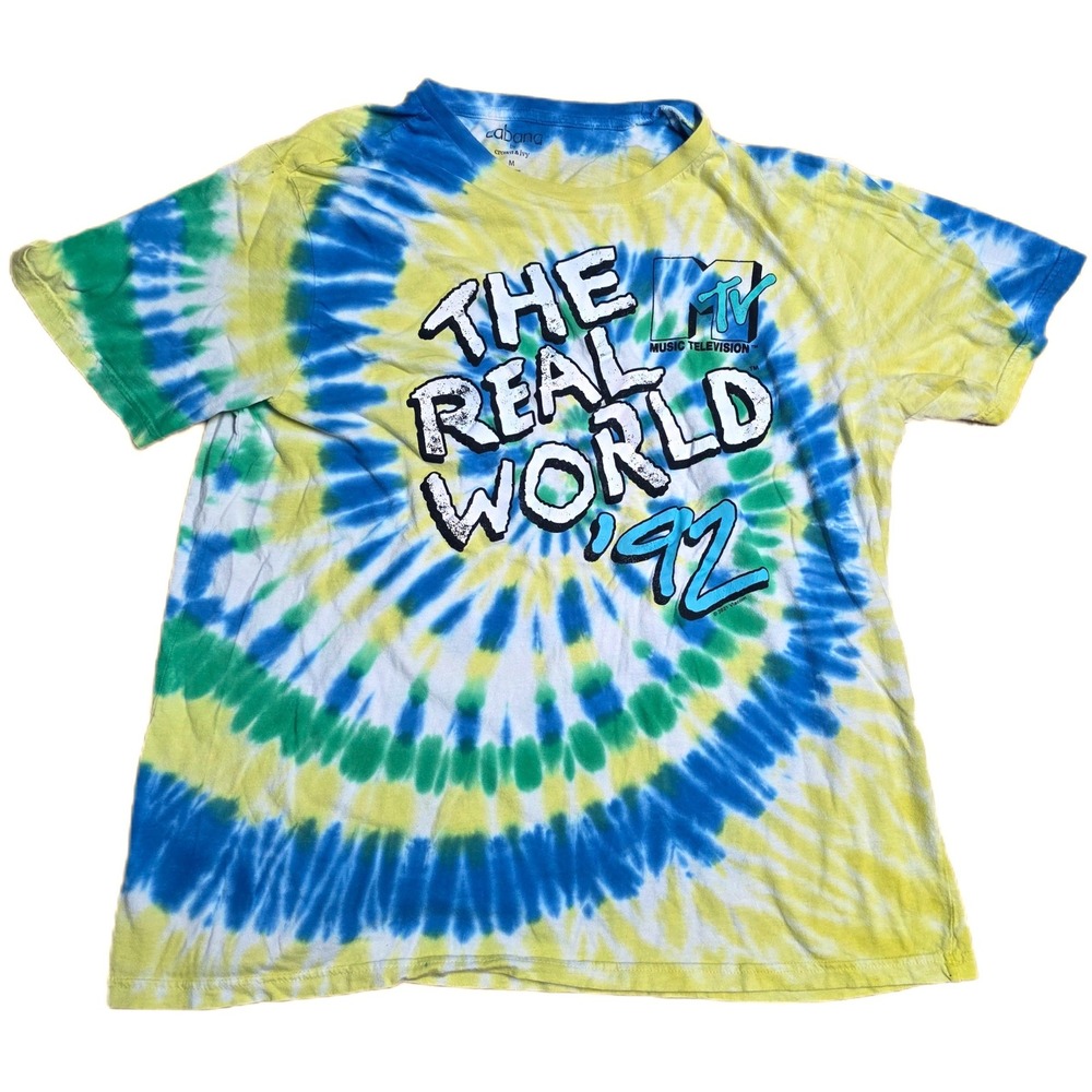 Cabana‎ by Crown & Ivy MTV The Real World 92 T Shirt Women's Size Medium Tie Dye